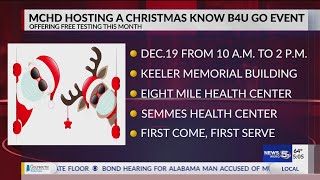 VIDEO: MCHD to hold free COVID-19 testing event before Christmas