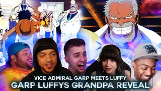 Garp Luffy's Grandpa Reveal ! Reaction Mashup