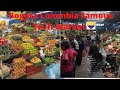 Exotic fruit tasting in Bogota Colombia Biggest Market Mercado Paloquemao.