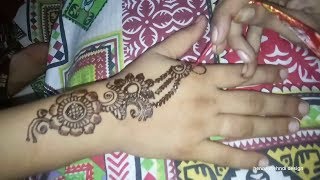 Beautiful and simple mehndi design 2018 // henna mehndi design