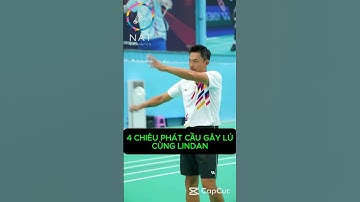 4 CHIÊU PHÁT CẦU GÂY LÚCÙNG LINDAN  #LinDan  #shorts #natbadminton