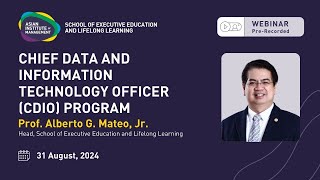 Online Webinar | Chief Information Officer (CIO) Program | Asian Institute of Management | 2024
