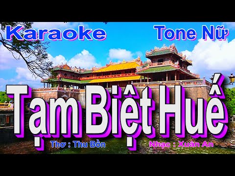 Tạm Biệt Huế Karaoke ( MI Trưởng )