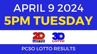Lotto Result April 9 2024 5pm PCSO
