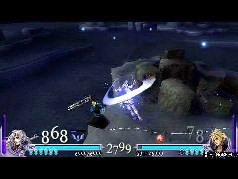 Dissidia Cecil (Cruz) vs. Cloud (Ketsuki)