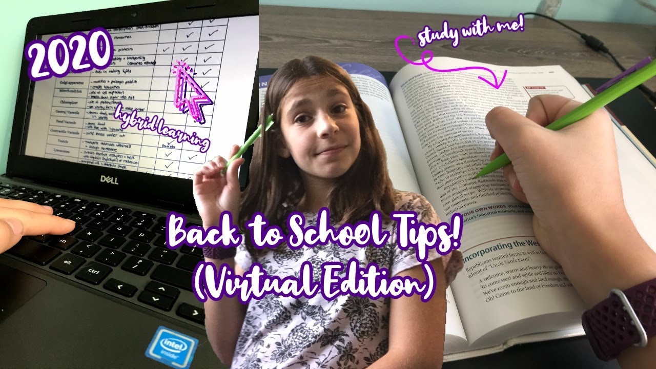 Online School Tips 2020- Day in My Life in High School (At Home)