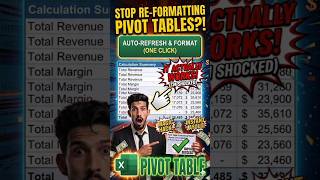 🔥 Save Hours in Excel! One-Click Pivot Table Formatting 🔥