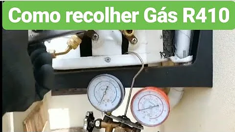 Como recolher gás R410a?