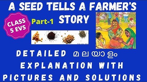 Class 5 evs/ ch-19 /A seed tells a farmer