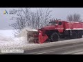 Дороги Одесской области чистит инженерный танк