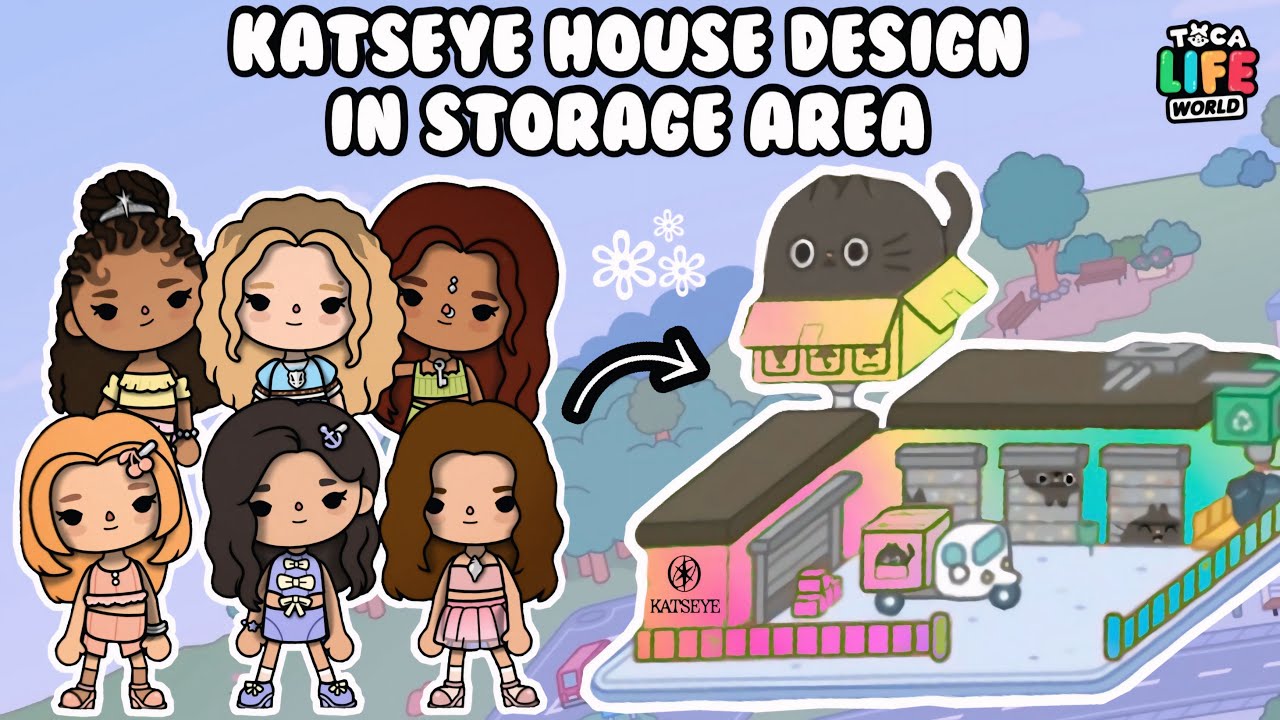 Katseye House Design In Storage Area 🌈 | Toca Life World | Toca Boca