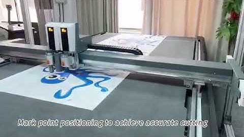 RUK QR code scan flatbed cutter digital cutting machine