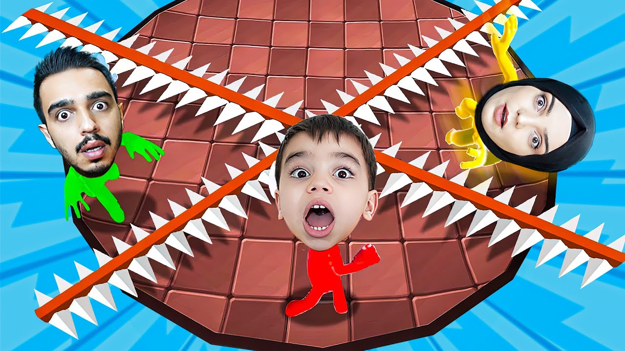 DİKENLİ PARKURU GEÇEN OYUNU KAZANIR !! 😱 PARTY PANIC