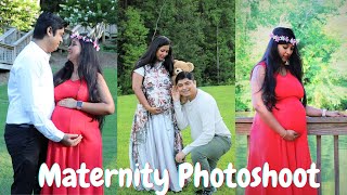 My Maternity photoshoot| DIY Maternity photoshoot