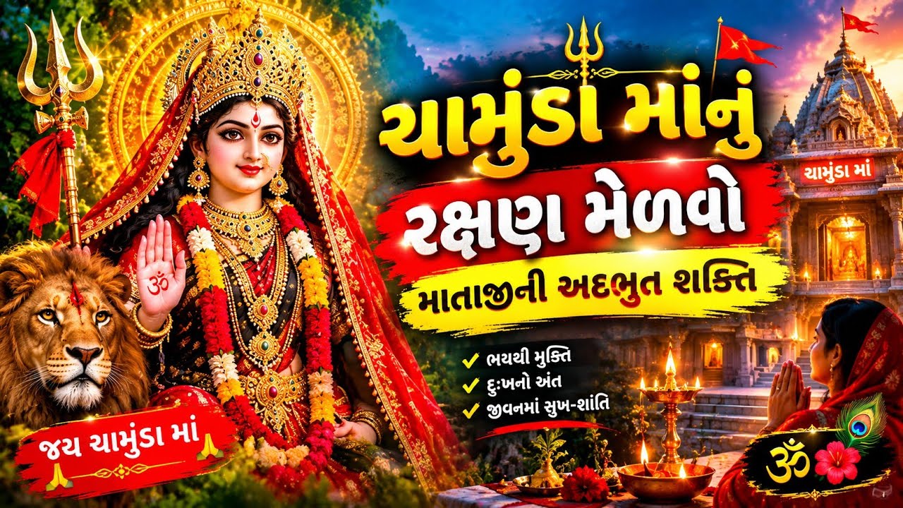 🌺 ચામુંડા માંનું રક્ષણ મેળવો 🙏 |માતાજીની અદભુત શક્તિ 🚩#motivationalvideo #trendingvideo #shortvideo 