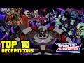 Top 10 Transformers Animated DECEPTICONS! - Comodin Cam
