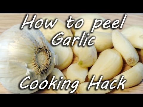 How to Peel Garlic - Life Hack
