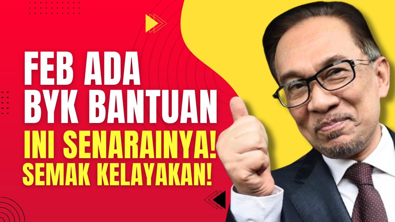 TSUNAMI BYRN BANTUAN PADA FEB! INI SENARAINYA! SEMAK KELAYAKAN!
