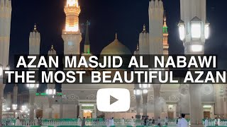 Azan Masjid Al Nabawi | Madinah Live the most beautiful Azan Resimi