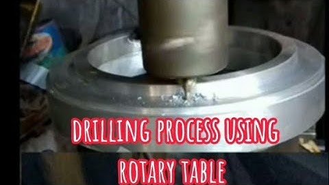 drilling using #rotary table to make sure it equally divided #machineshop #machine #millingmachine
