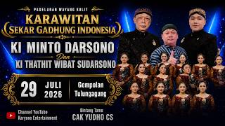 #Live wayang kulit bersama Ki Minto Darsono bersama bintang tamu Cak Yudho CS