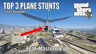 INSANE GTA PLANE STUNTS + FAILS/FUNNY MOMENTS!!!