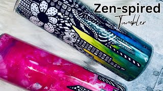 Get Zen-spired! How To Create A Stunning Zentangle Tumbler Design
