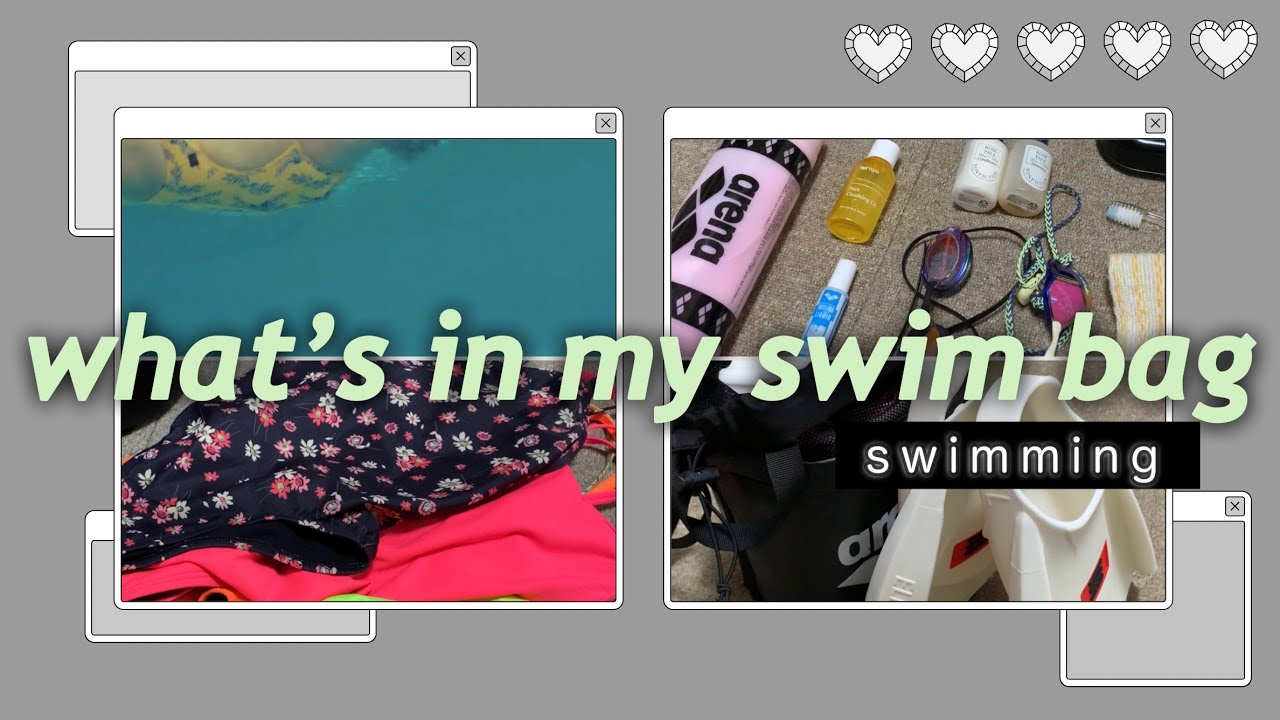 수영 준비물, what’s in my swim bag, 수영용품 추천, 수영 준비 팁 YouTube