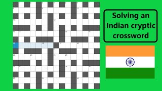Solving an Indian cryptic crossword #1