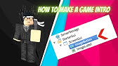 Roblox How To Make A Intro Gui Easy Youtube - make a roblox intro by magicrose37