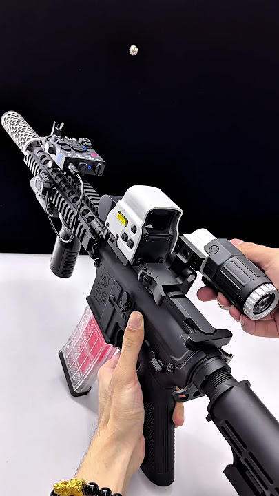 MK18 Smoke Silencer.What age do you think would need this? #toys #gelblasters #airsoft