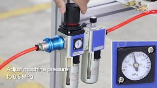 How to operate semi-automatic ultrasonic KN95/N95 mask ear loop welding machine?