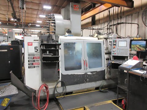 Haas VF-5/50XT 50-Taper CNC Vertical Machining Center, Extended X-Axis Travel, High Speed Machining