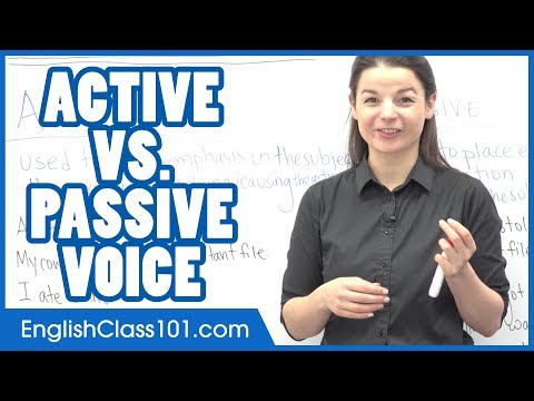 Active Voice and Passive Voice - Learn English Grammar