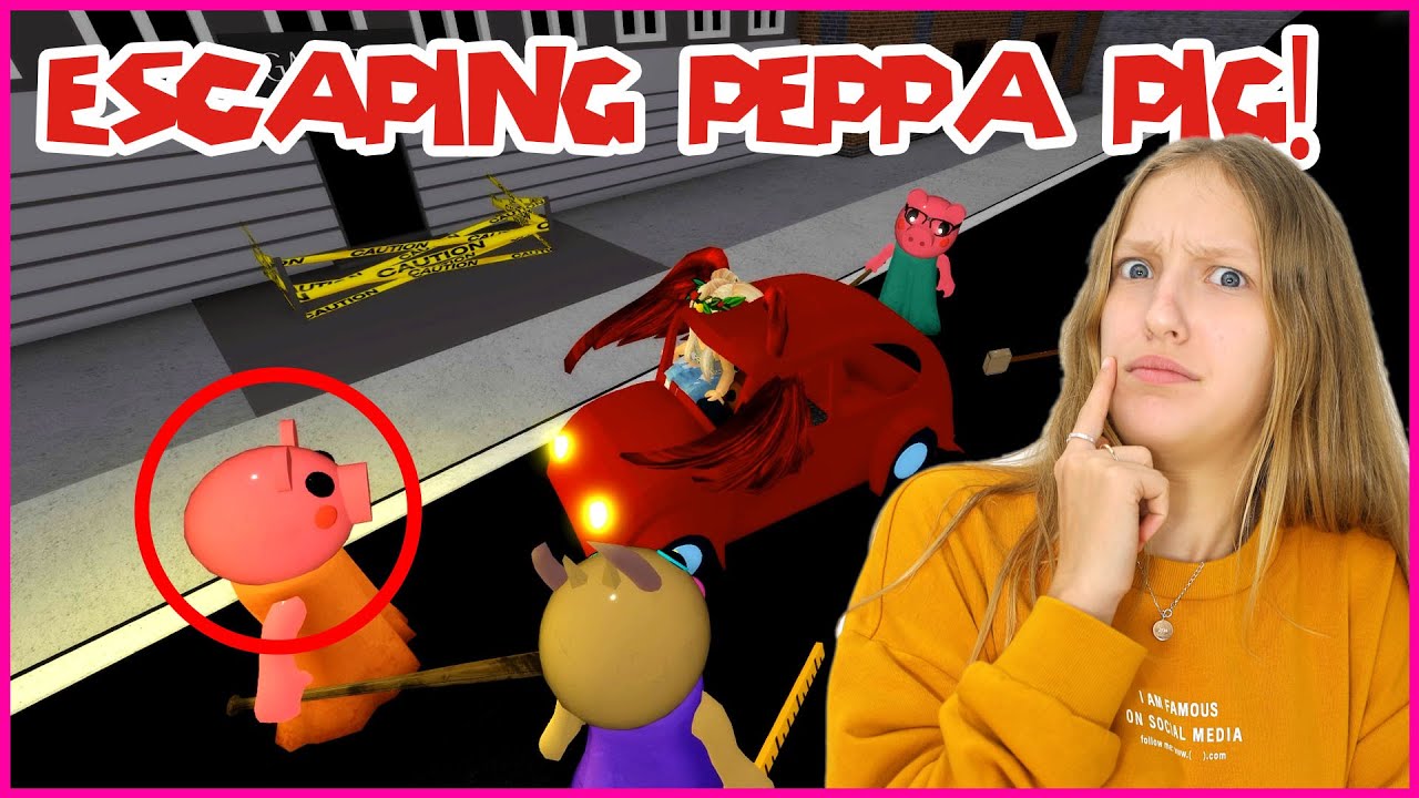 Escaping Peppa Pig Youtube - sis vs bro roblox granny 3am