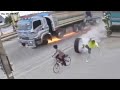 30 Dangerous Idiots Dump Truck &amp; Car Driving Skills - Crazy TRUCK Driving Fails Compilation 2023
