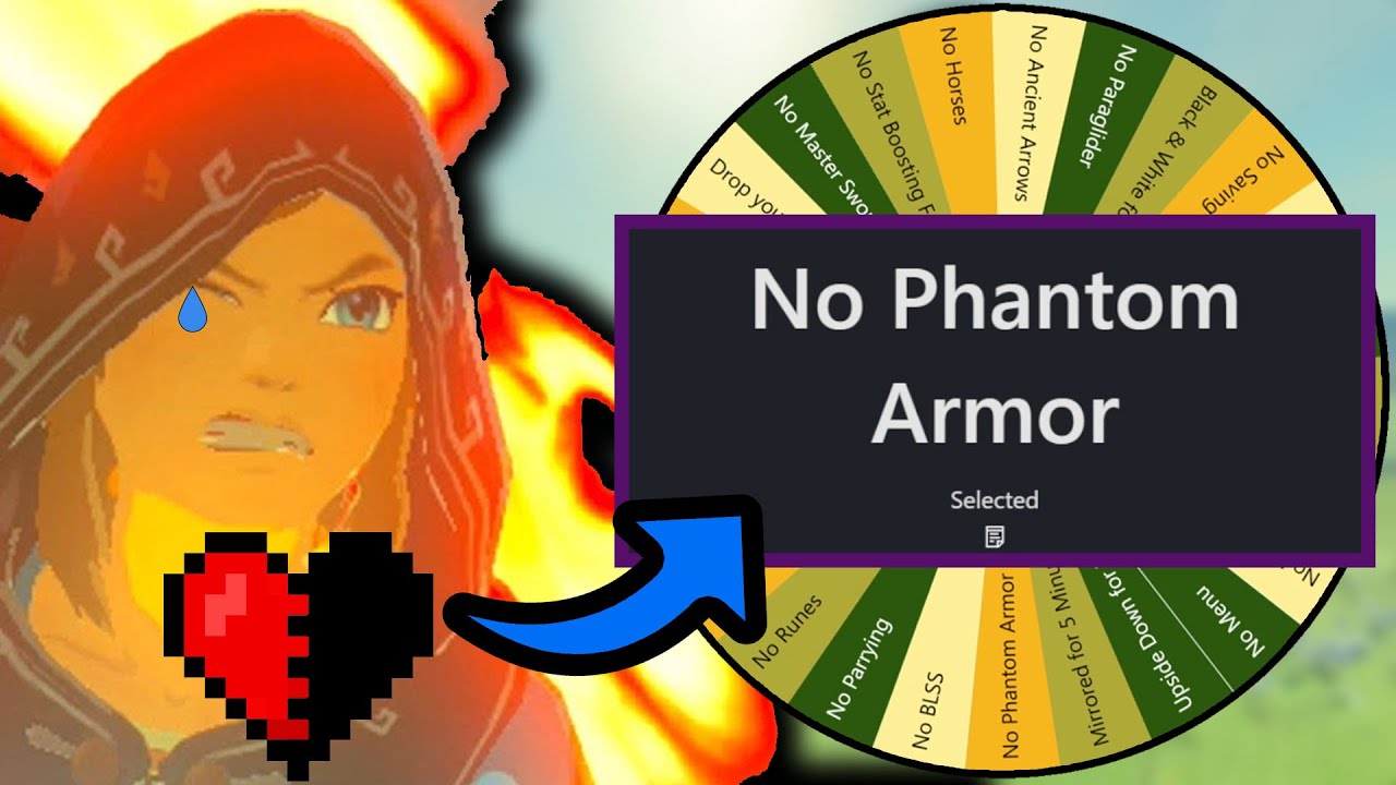 Zelda, but if I get Hurt, I Spin a Wheel