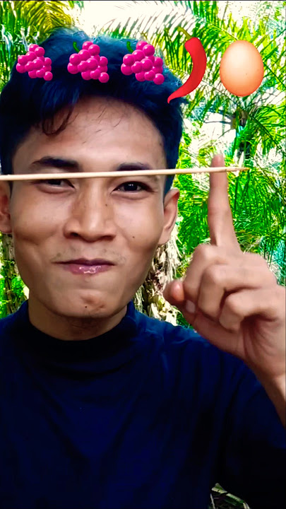SULAP EMOJI🍇🍇🍇🌶️🥚PAKAI MULUT😱#shorts #reverse #makansesuaiemoji #food #fruit #eating #asmr #mukbang