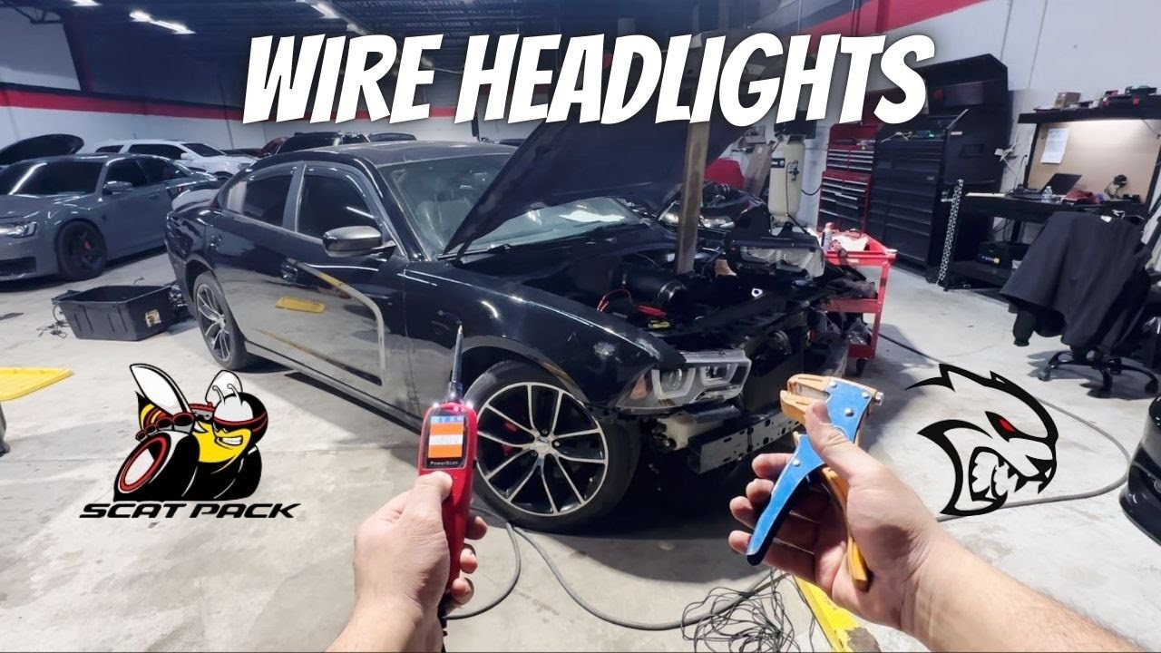 HOW TO WIRE HEADLIGHTS ON A SRT SWAP FOR FREE!