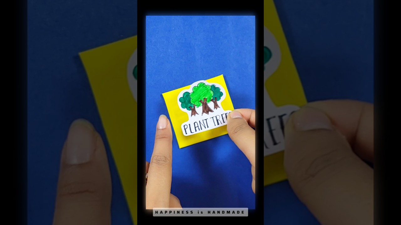 Easy Earth Day Paper Badge || Environment Day Craft 