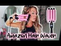 Mermaid Waves Tutorial w/ Amazons 3 Barrel Iron+  How To Style