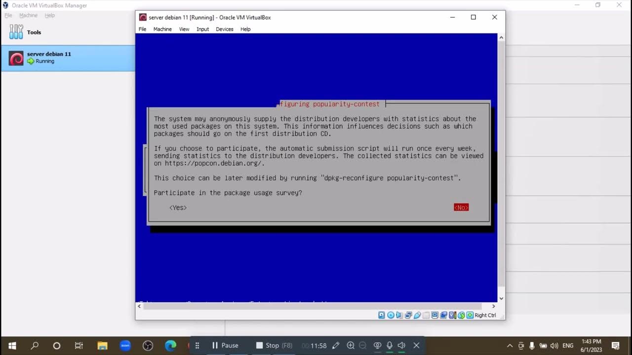 Installasi debian 11 7 0 i386 desktop youtube