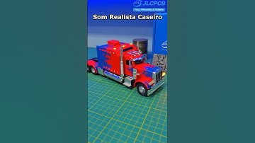 Caminhão de Controle Remoto com Som Realista Caseiro @JLCPCB