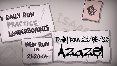 A Difficult Azazel Daily Run? 22/05/23 - The Binding of Isaac: Repentance