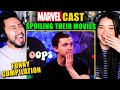 MARVEL CAST SPOILING THEIR MOVIES - Reaction | Tom Holland, Mark Ruffalo, Benedict Cumberbatch