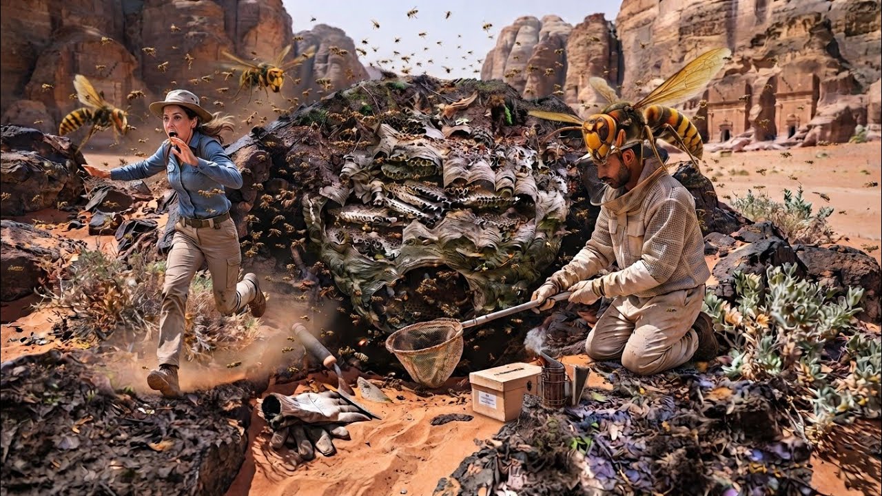 UN —under nest— DISCOVERING A GIANT UNDERGROUND WASP NEST! (TERRIFYING ENCOUNTER