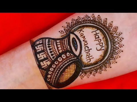 Latest 50 Karwa Chauth Mehndi Designs For Hands - Tips and Beauty-hangkhonggiare.com.vn