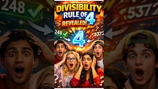 Divisibility Rule of 4 – Textbook Ne Jhoot Bola! 🤯 #ssc #math #concept #banking #railway