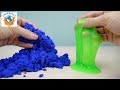 ШОК!! СМЕШАЛ КИНЕТИЧЕСКИЙ ПЕСОК С ЛИЗУНАМИ. ЭКСПЕРИМЕНТЫ HANDGUM SLIME | СПЕЦЗАКАЗ