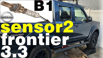 Hoe vervang ik de downstream zuurstofsensor 02 Bank1 Sensor2 van de Nissan Frontier 3.3l?